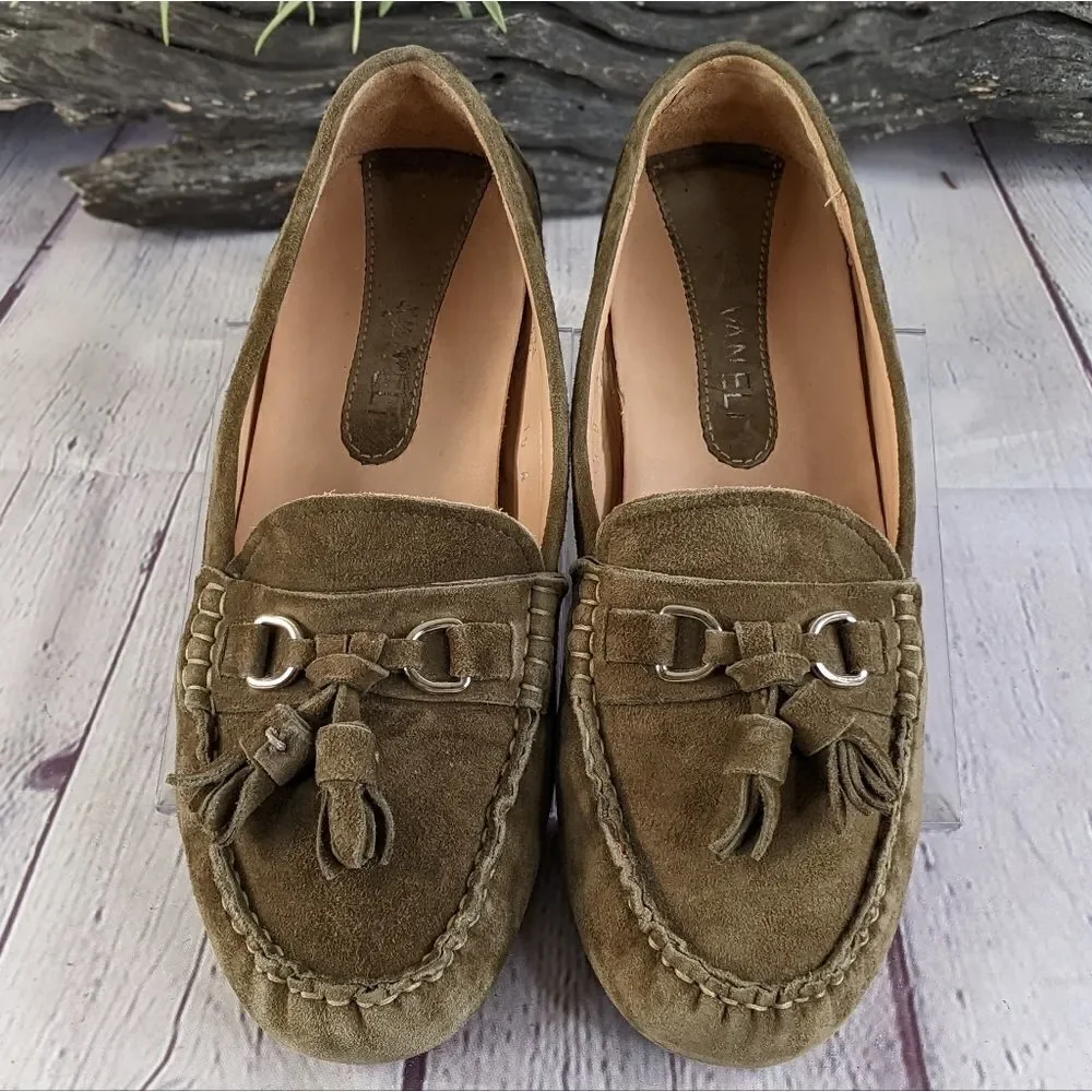 Vaneli Suede Moc Driving Loafers